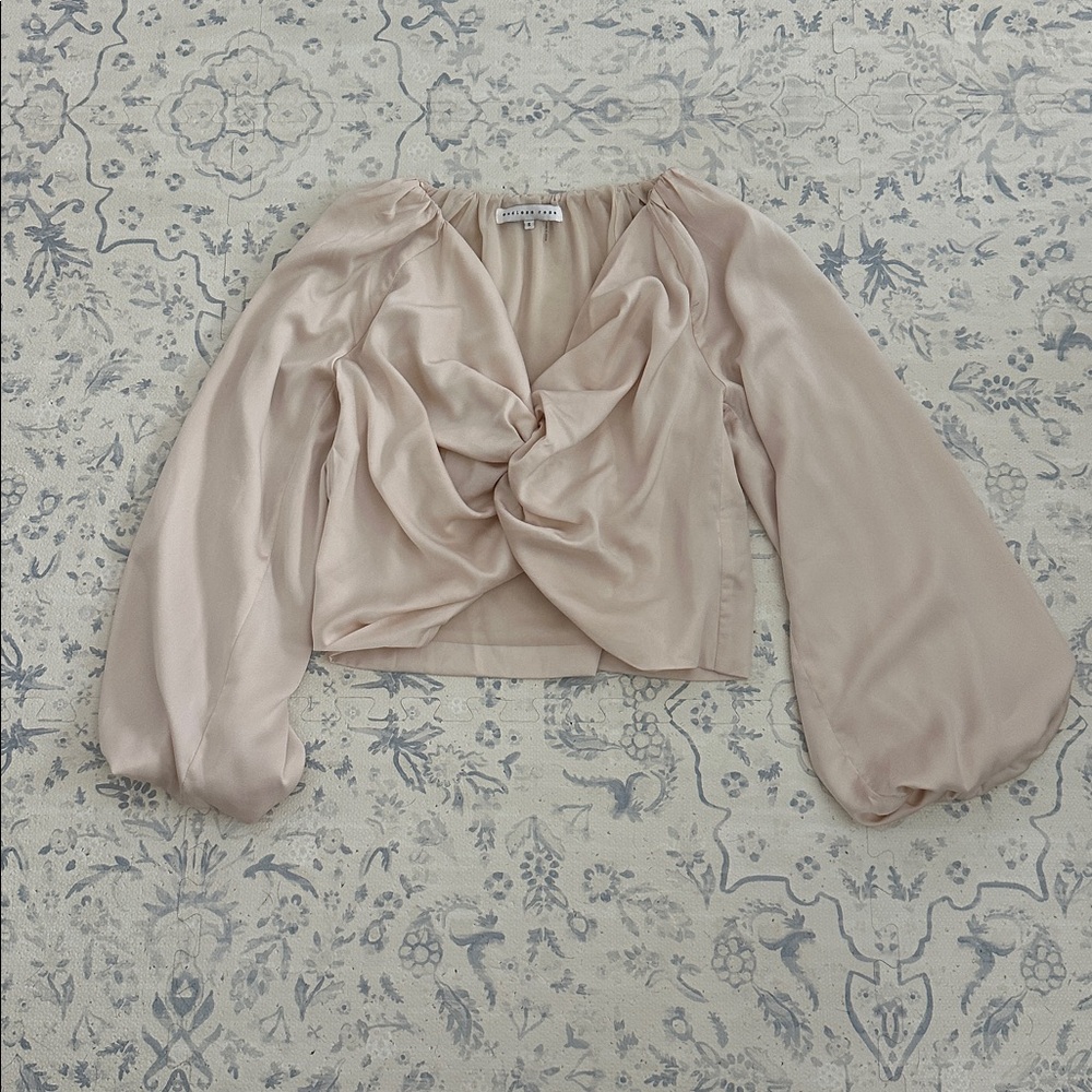 Endless Rose Cream Draped Top